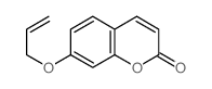 2H-1-Benzopyran-2-one,7-(2-propen-1-yloxy)-结构式