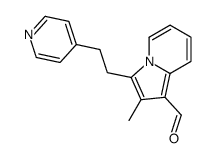 2-methyl-3-(2-pyridin-4-ylethyl)indolizine-1-carbaldehyde Structure