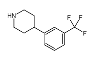 4-(3-(三氟甲基)苯基)哌啶结构式