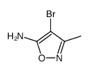 4-溴-3-甲基异噁唑-5-胺结构式