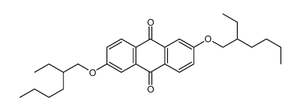 2,6-bis(2-ethylhexoxy)anthracene-9,10-dione结构式