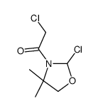 Oxazolidine, 2-chloro-3-(chloroacetyl)-4,4-dimethyl- (9CI)结构式
