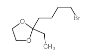 2-(4-bromobutyl)-2-ethyl-1,3-dioxolane Structure