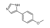 5-(4-甲氧基苯基)-1H-咪唑结构式
