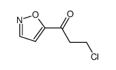 1-Propanone,3-chloro-1-(5-isoxazolyl)-(9CI) Structure