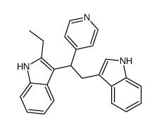 3,3'-[1-(4-Pyridinyl)-1,2-ethanediyl]bis(2-ethyl-1H-indole) picture