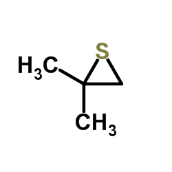2,2-Dimethylthiirane Structure