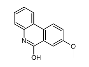 8-Methoxy-5,6-dihydrophenanthridine-6-one结构式