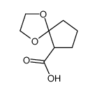 1,4-Dioxaspiro[4.4]nonane-6-carboxylic acid Structure