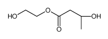 2-hydroxyethyl (3R)-3-hydroxybutanoate Structure