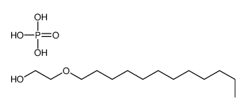 月桂醇聚醚-4 磷酸酯结构式