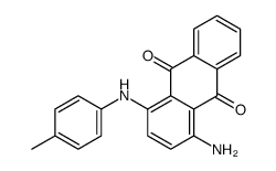 1-Amino-4-[(4-methylphenyl)amino]-9,10-anthracenedione结构式