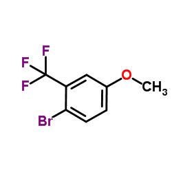 4-溴-3-(三氟甲基)苯甲醚结构式