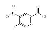3-硝基-4-氟苯甲酰氯结构式