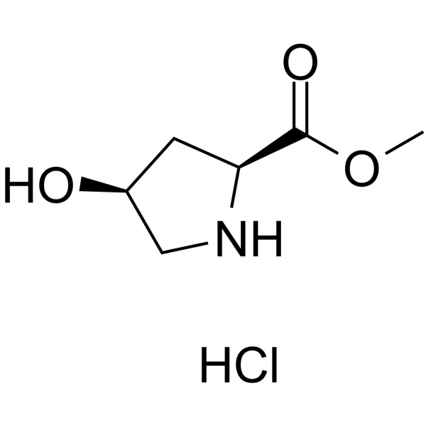 CIS-4-羟基-L-脯氨酸甲基酯盐酸盐结构式