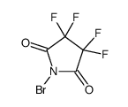 1-bromo-3,3,4,4-tetrafluoropyrrolidine-2,5-dione结构式