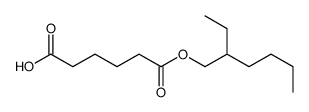 2-ethylhexyl hydrogen adipate Structure