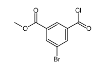 methyl 3-bromo-5-(chlorocarbonyl)benzoate结构式