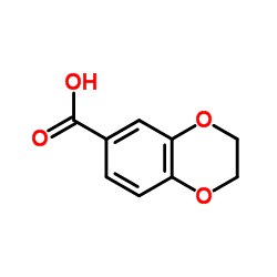 1,4-苯并二氧六环-6-羧酸结构式