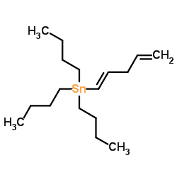 Tributyl[(1E)-1,4-pentadien-1-yl]stannane Structure