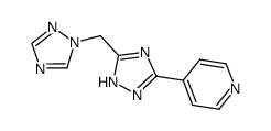 4-[5-(1H-1,2,4-三唑-1-甲基)-1H-1,2,4-三唑-5-基]吡啶结构式