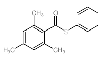 phenylsulfanyl-(2,4,6-trimethylphenyl)methanone结构式