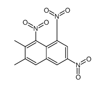 2,3-dimethyl-1,6,8-trinitronaphthalene Structure