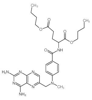 Methotrexate di-n-butyl ester结构式