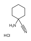 1-氨基环己烷甲腈盐酸盐结构式