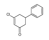 3-Chloro-5-phenyl-cyclohex-2-enone结构式