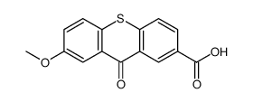 7-methoxy-9-oxothioxanthene-2-carboxylic acid Structure