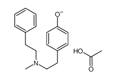 4-[2-[Methyl(2-phenylethyl)amino]ethyl]phenol acetate结构式
