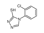 4-(2-chlorophenyl)-1H-1,2,4-triazole-5-thione结构式