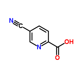 5-氰基吡啶-2-羧酸结构式
