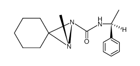 2-methyl-1,2-diaza-spiro[2.5]octane-1-carboxylic acid 1-phenyl-ethylamide Structure