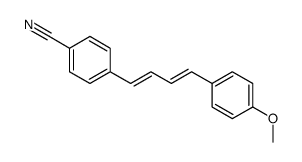 4-[4-(4-methoxyphenyl)buta-1,3-dienyl]benzonitrile结构式