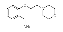 [2-(2-吗啉乙氧基)苯基]甲基胺结构式