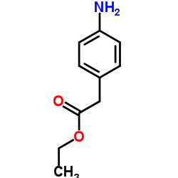 Ethyl p-aminophenylacetate Structure
