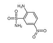 2-氨基-5-硝基苯磺酰胺结构式