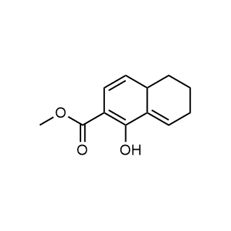 Methyl 1-hydroxy-4a,5,6,7-tetrahydronaphthalene-2-carboxylate Structure