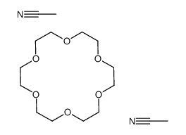 acetonitrile,1,4,7,10,13,16-hexaoxacyclooctadecane Structure