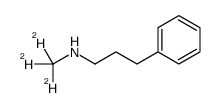 N-(甲基-d3)-3-苯基丙胺结构式