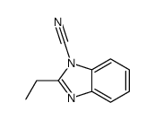 (9ci)-2-乙基-1H-苯并咪唑-1-甲腈结构式