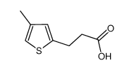 3-(4-甲基噻吩-2-基)丙酸结构式