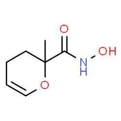 2H-Pyran-2-carboxamide,3,4-dihydro-N-hydroxy-2-methyl- Structure