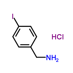 1-(4-Iodophenyl)methanamine hydrochloride (1:1) Structure