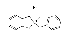 2-benzyl-2-methyl-isoindolinium, bromide Structure