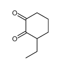 3-ethylcyclohexane-1,2-dione结构式