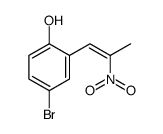 4-bromo-2-(2-nitroprop-1-enyl)phenol Structure
