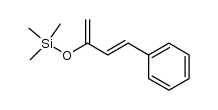 {(1E)-3-[(trimethylsilyl)oxy]buta-1,3-dien-1-yl}benzene Structure